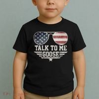 Cool Retro Talk To Me Goose Gift Toddler T-Shirt thumb 2