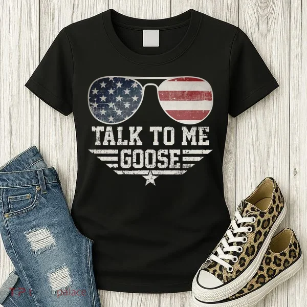 Cool Retro Talk To Me Goose Gift Women's T-Shirt