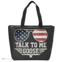 Cool Retro Talk To Me Goose Gift Tote Bag thumb 0