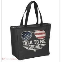 Cool Retro Talk To Me Goose Gift Tote Bag thumb 2