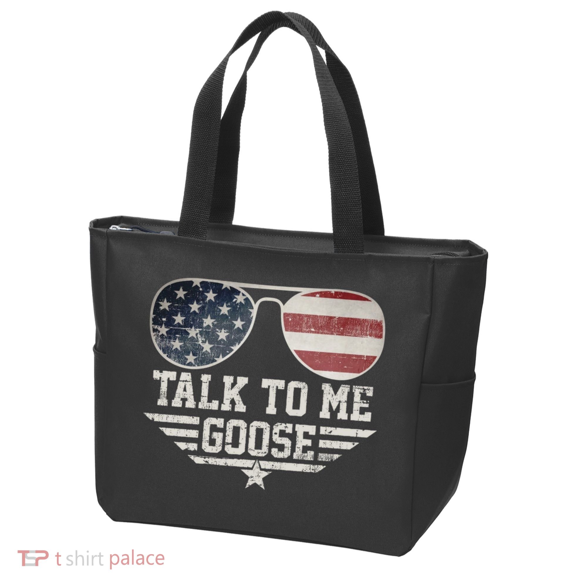 Cool Retro Talk To Me Goose Gift Tote Bag