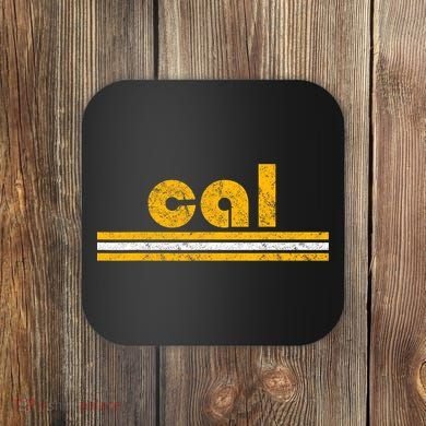 Cal Retro Three Stripe Vintage California Throwback Coaster