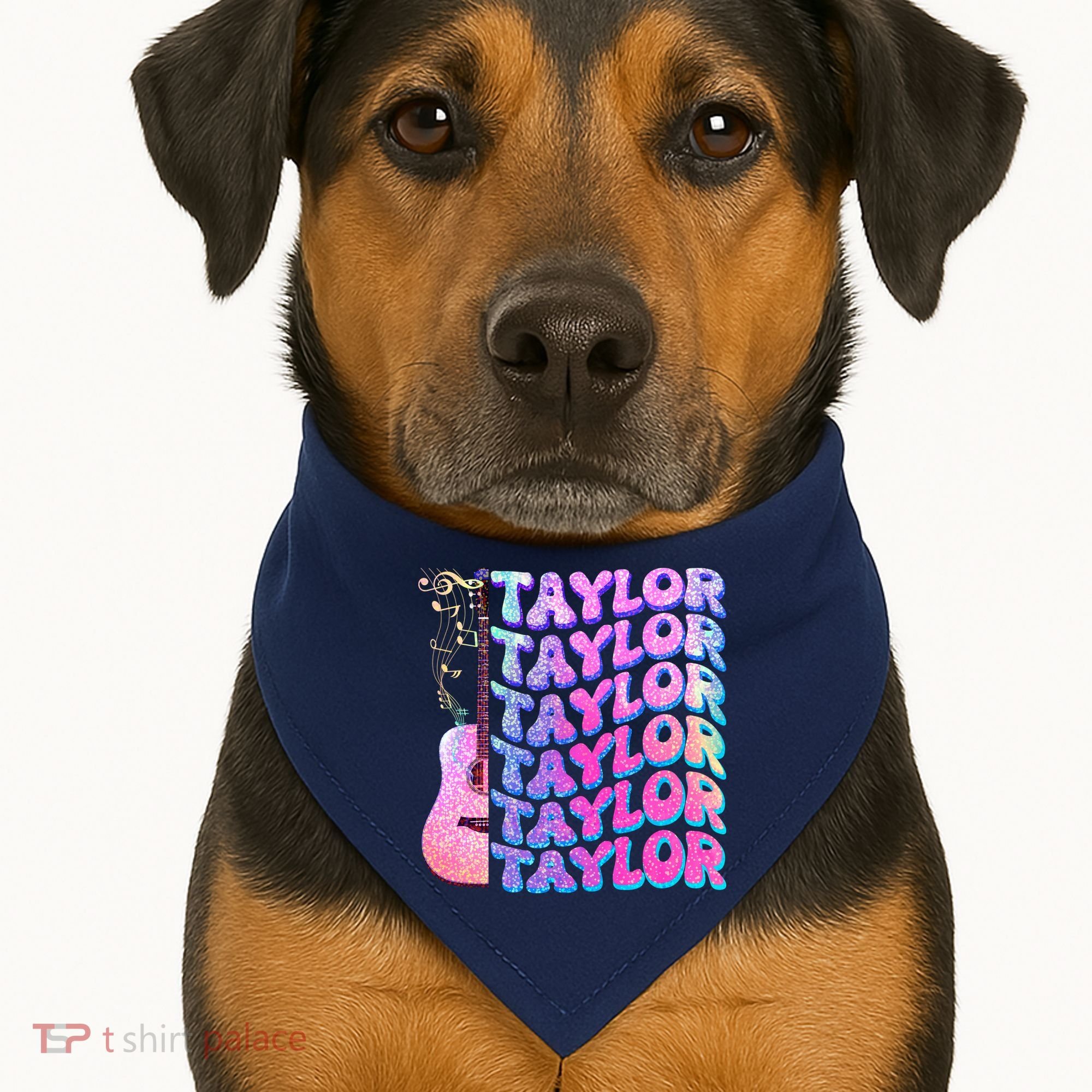 Cute Retro Taylor Music Fan Lover USA-Made Doggie Bandana