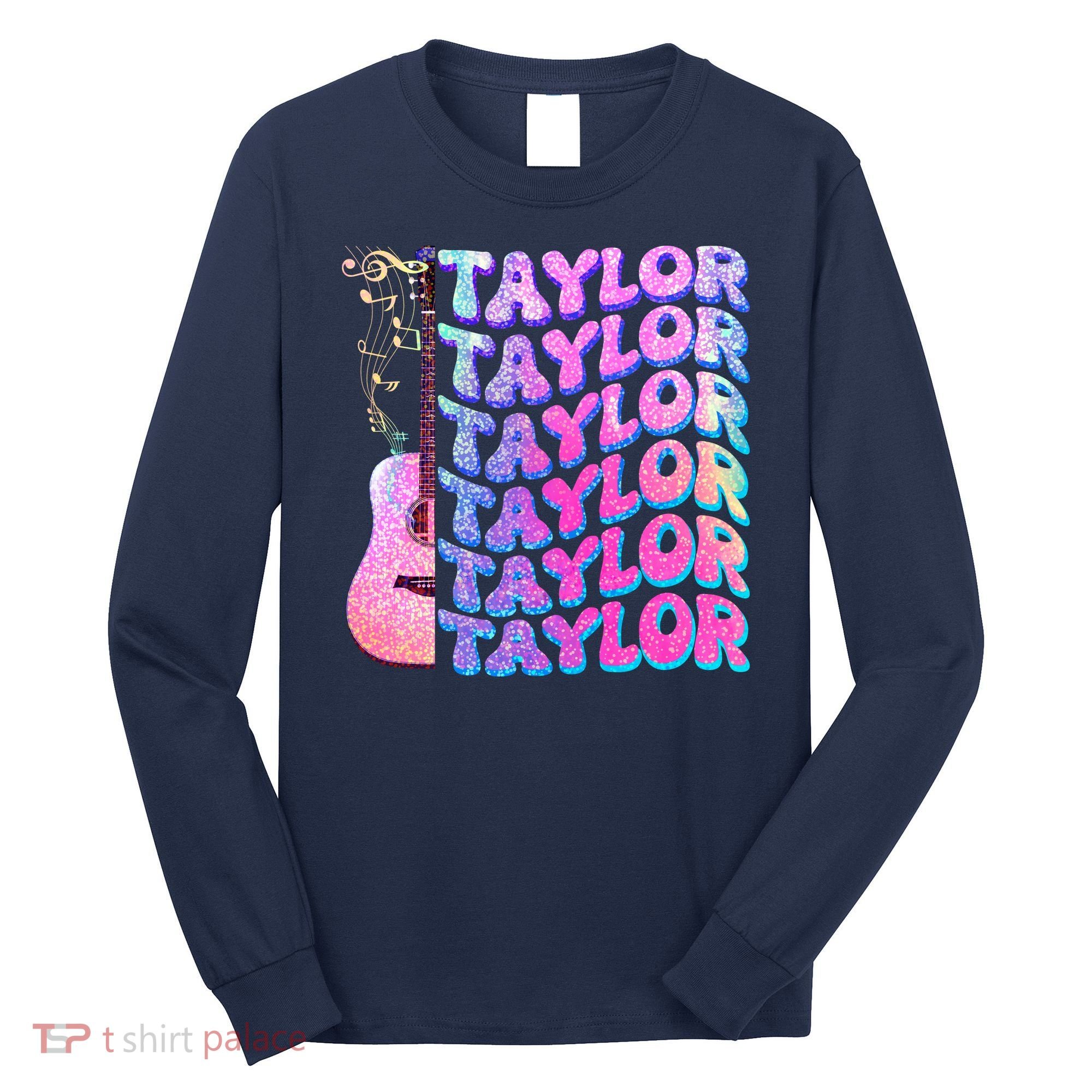 Cute Retro Taylor Music Fan Lover Long Sleeve Shirt
