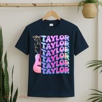Cute Retro Taylor Music Fan Lover T-Shirt thumb 2