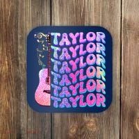 Cute Retro Taylor Music Fan Lover Coaster thumb 0