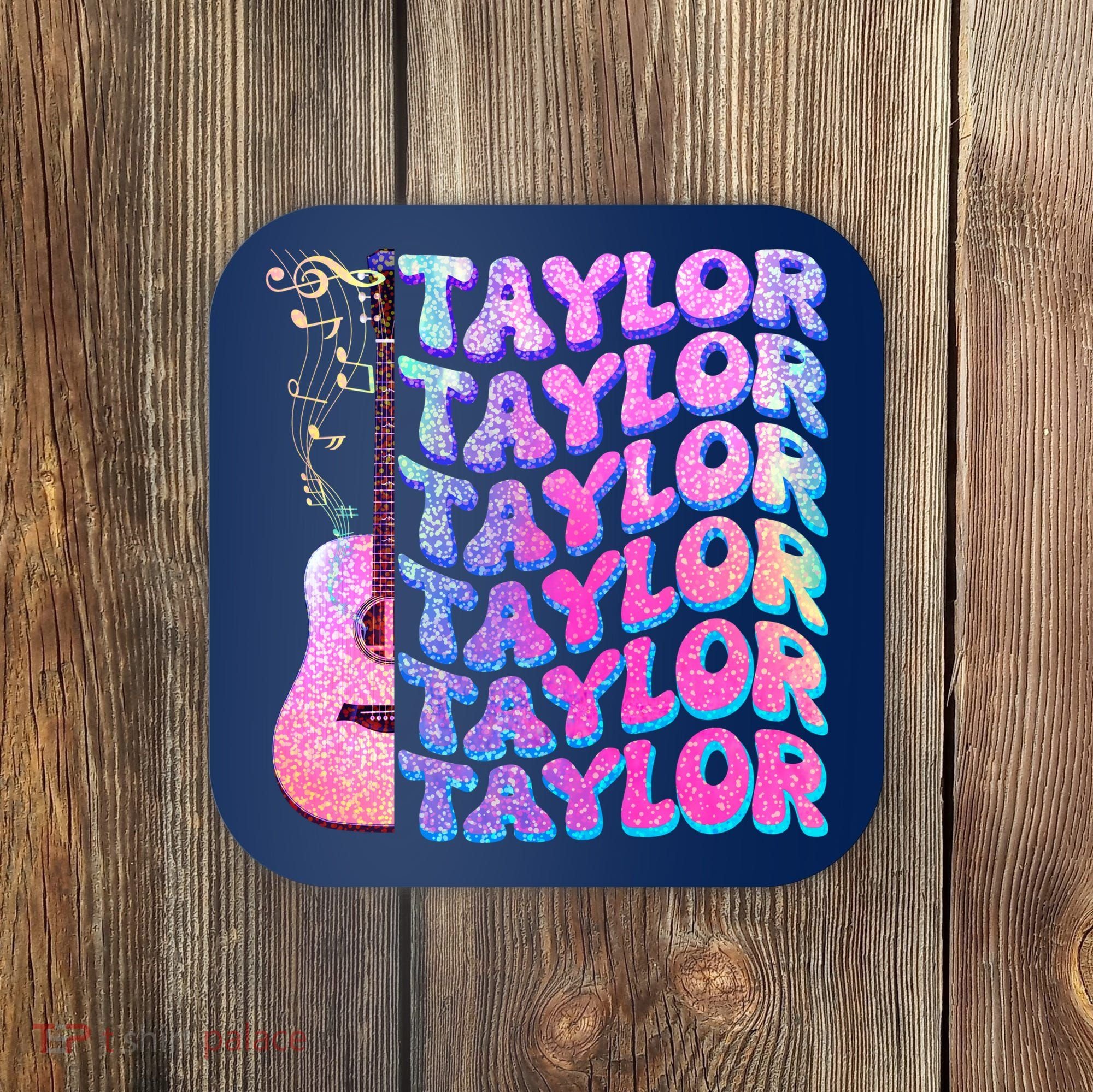 Cute Retro Taylor Music Fan Lover Coaster