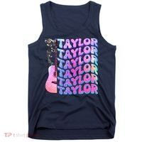 Cute Retro Taylor Music Fan Lover Tank Top thumb 0