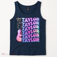 Cute Retro Taylor Music Fan Lover Tank Top thumb 2