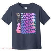 Cute Retro Taylor Music Fan Lover Toddler T-Shirt thumb 0
