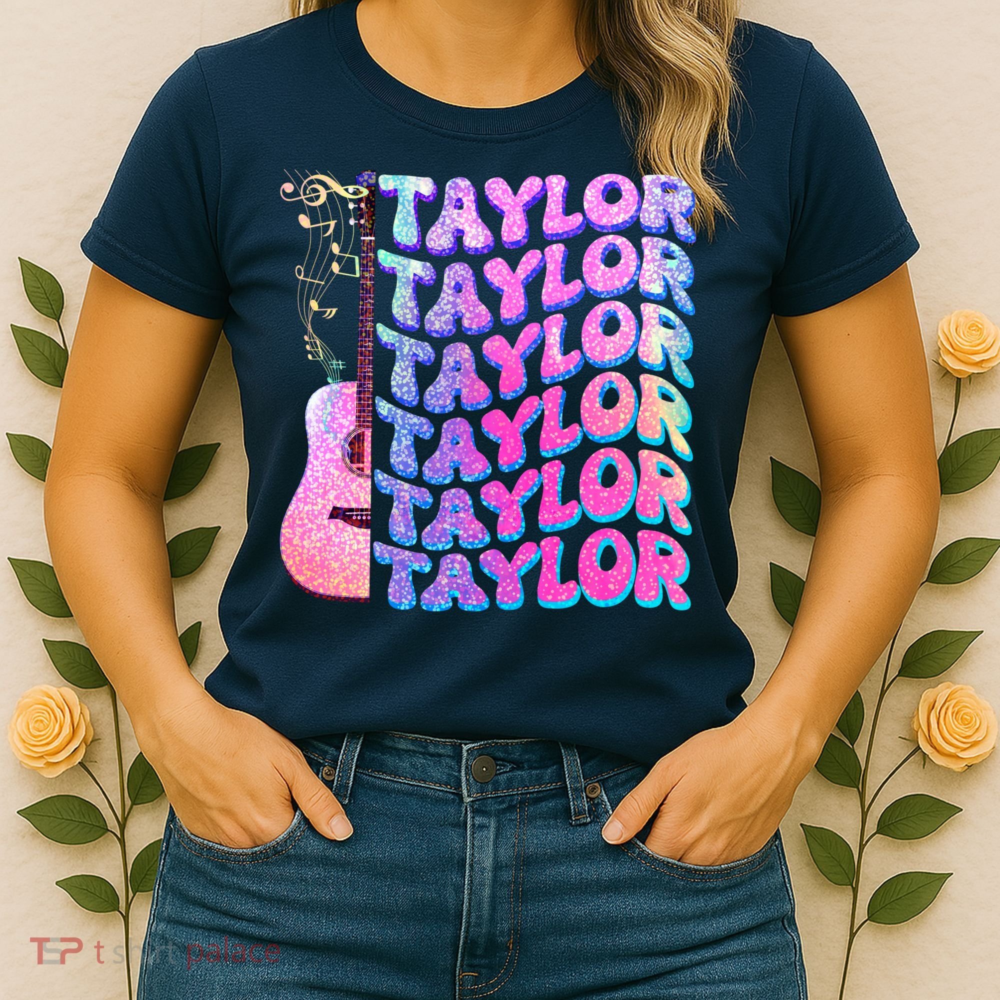 Cute Retro Taylor Music Fan Lover Women's T-Shirt
