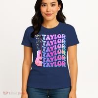 Cute Retro Taylor Music Fan Lover Women's T-Shirt thumb 4
