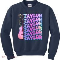 Cute Retro Taylor Music Fan Lover Kids Sweatshirt thumb 0
