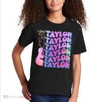 Cute Retro Taylor Music Fan Lover Kids T-Shirt thumb 2