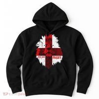 Cool Rugby Team England Lion Flag Rugby For Men, , Unisex Black Hoodie thumb 0