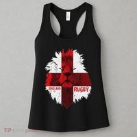 Cool Rugby Team England Lion Flag Rugby For Men, , Unisex Black Women's Tank Top thumb 3