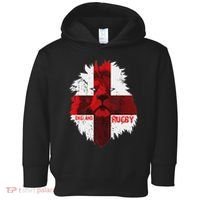 Cool Rugby Team England Lion Flag Rugby For Men, , Unisex Black Toddler Hoodie thumb 0