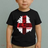 Cool Rugby Team England Lion Flag Rugby For Men, , Unisex Black Toddler T-Shirt thumb 2