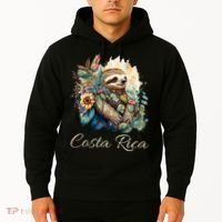 Costa Rica Tropical Sloth Hoodie thumb 2