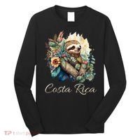 Costa Rica Tropical Sloth Long Sleeve Shirt thumb 0
