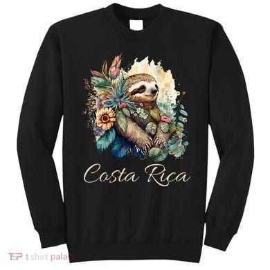 Costa Rica Tropical Sloth Sweatshirt