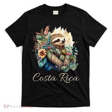 Costa Rica Tropical Sloth T-Shirt