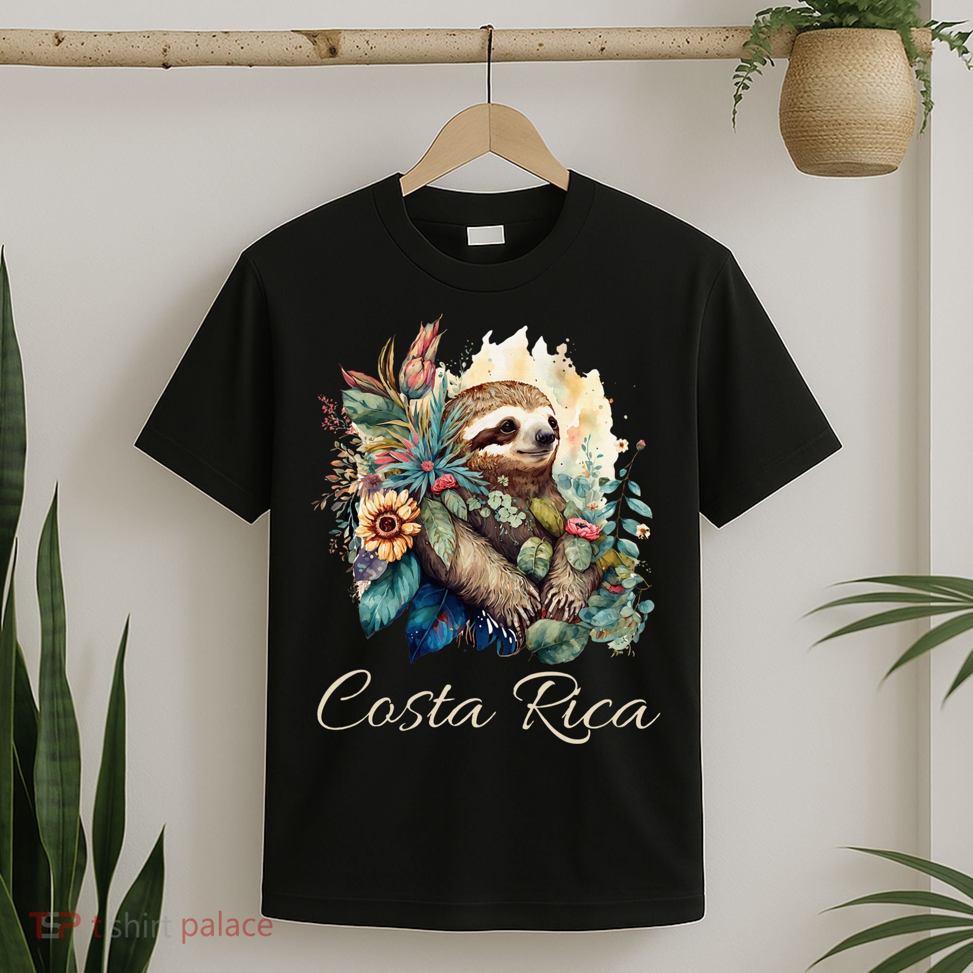 Costa Rica Tropical Sloth T-Shirt