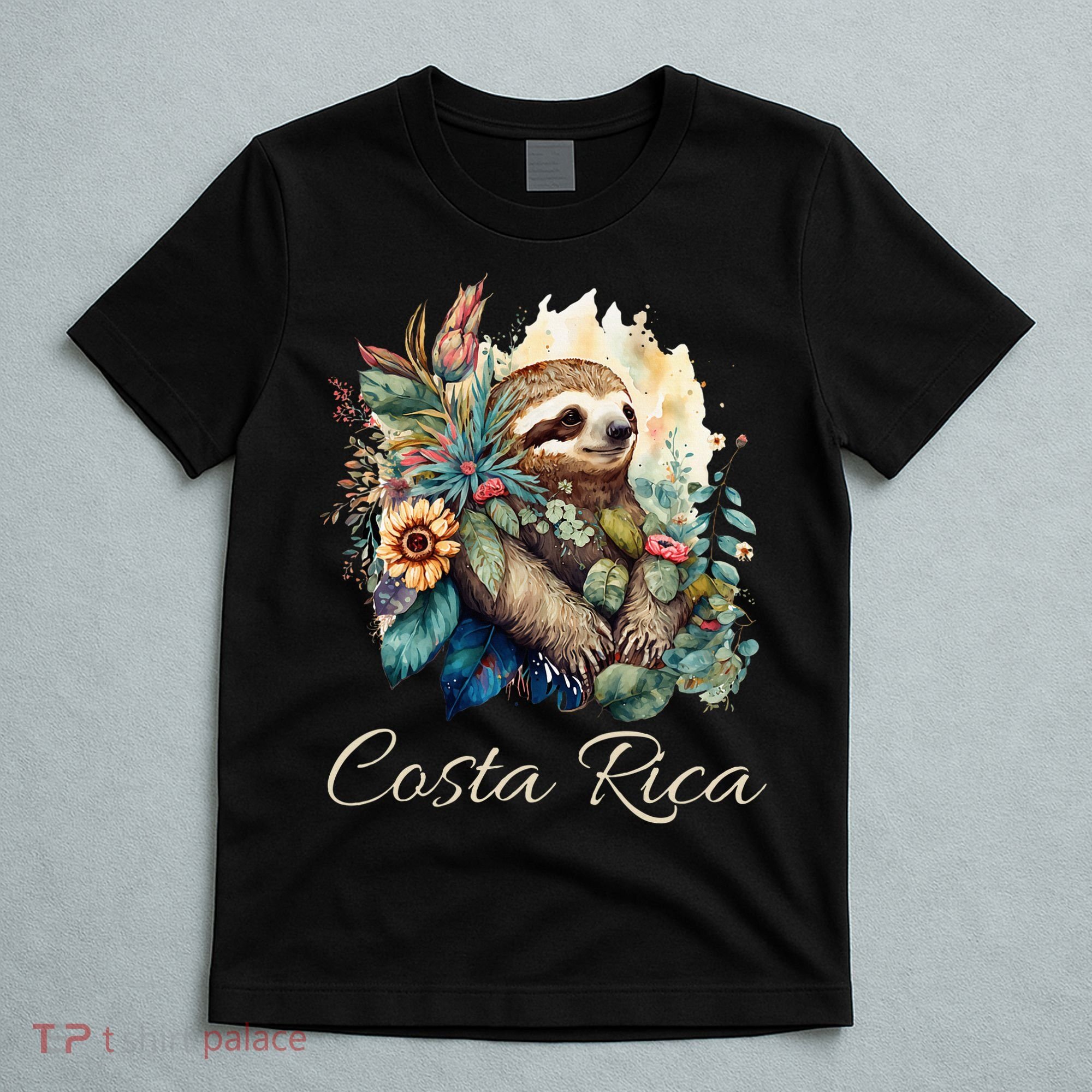 Costa Rica Tropical Sloth T-Shirt