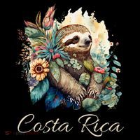 Costa Rica Tropical Sloth Women's Hoodie thumb 2