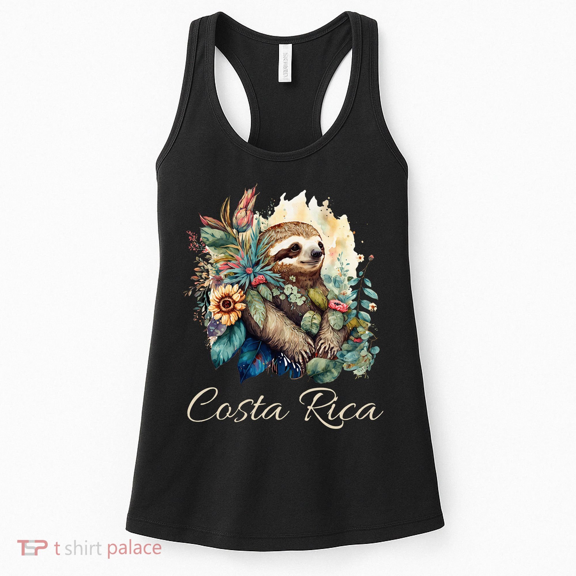 Costa Rica Tropical Sloth Women's Tank Top