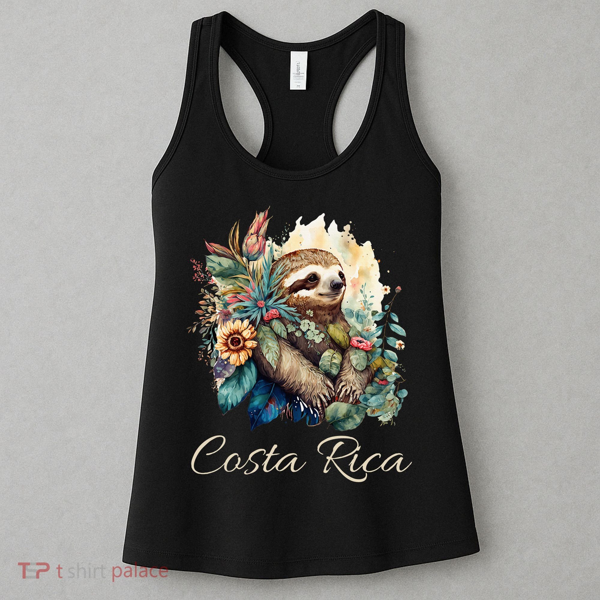 Costa Rica Tropical Sloth Women's Tank Top