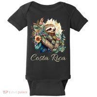Costa Rica Tropical Sloth Baby Bodysuit thumb 0