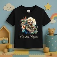 Costa Rica Tropical Sloth Toddler T-Shirt thumb 3