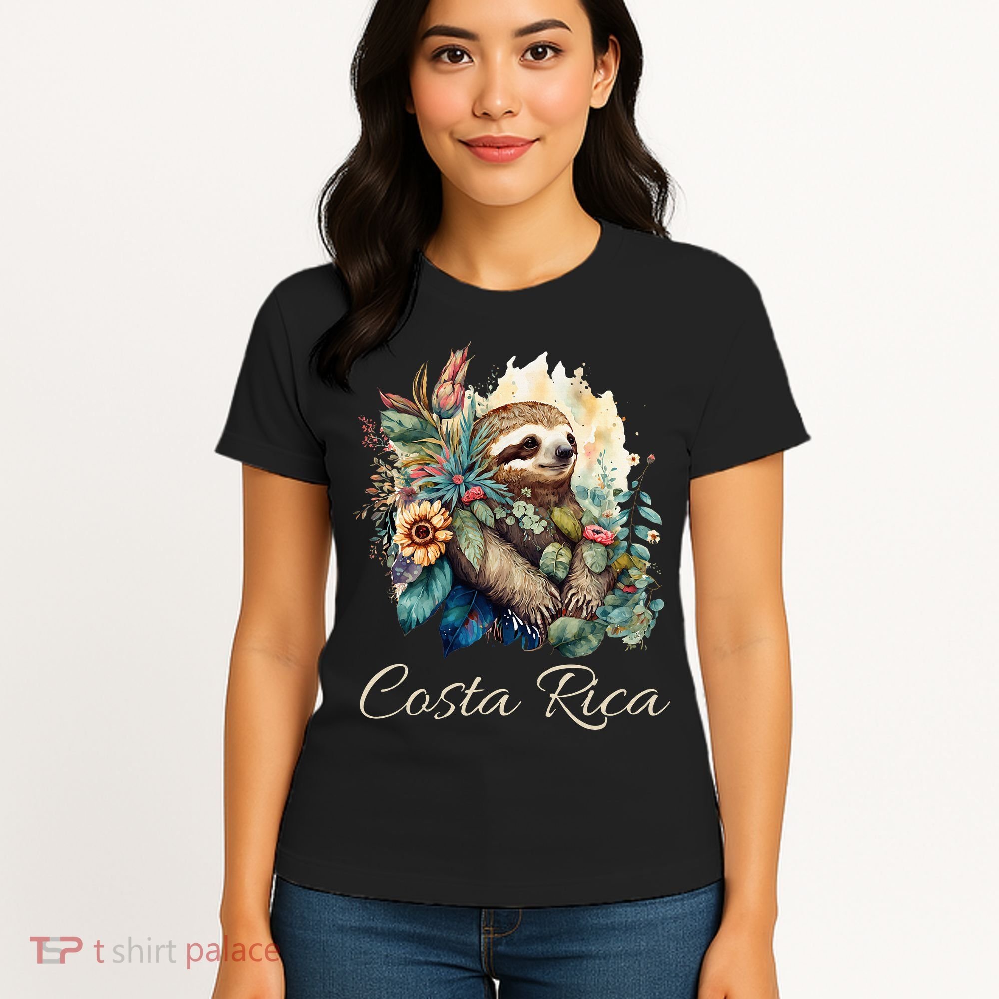 Costa Rica Tropical Sloth Women's T-Shirt
