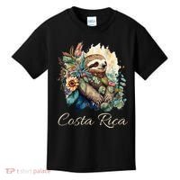 Costa Rica Tropical Sloth Kids T-Shirt thumb 0