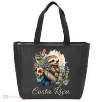 Costa Rica Tropical Sloth Tote Bag thumb 0