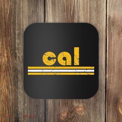 Cal Retro Three Stripe Vintage California Throwback Coaster