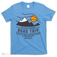 Canada Road Trip Japer And Banff National Parks Icefields Pkwy Cute Gift T-Shirt thumb 0