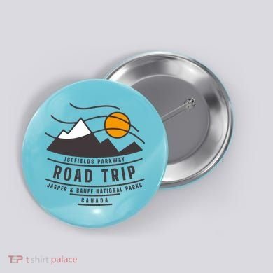 Canada Road Trip Japer And Banff National Parks Icefields Pkwy Cute Gift Button