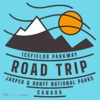 Canada Road Trip Japer And Banff National Parks Icefields Pkwy Cute Gift Kids T-Shirt thumb 4