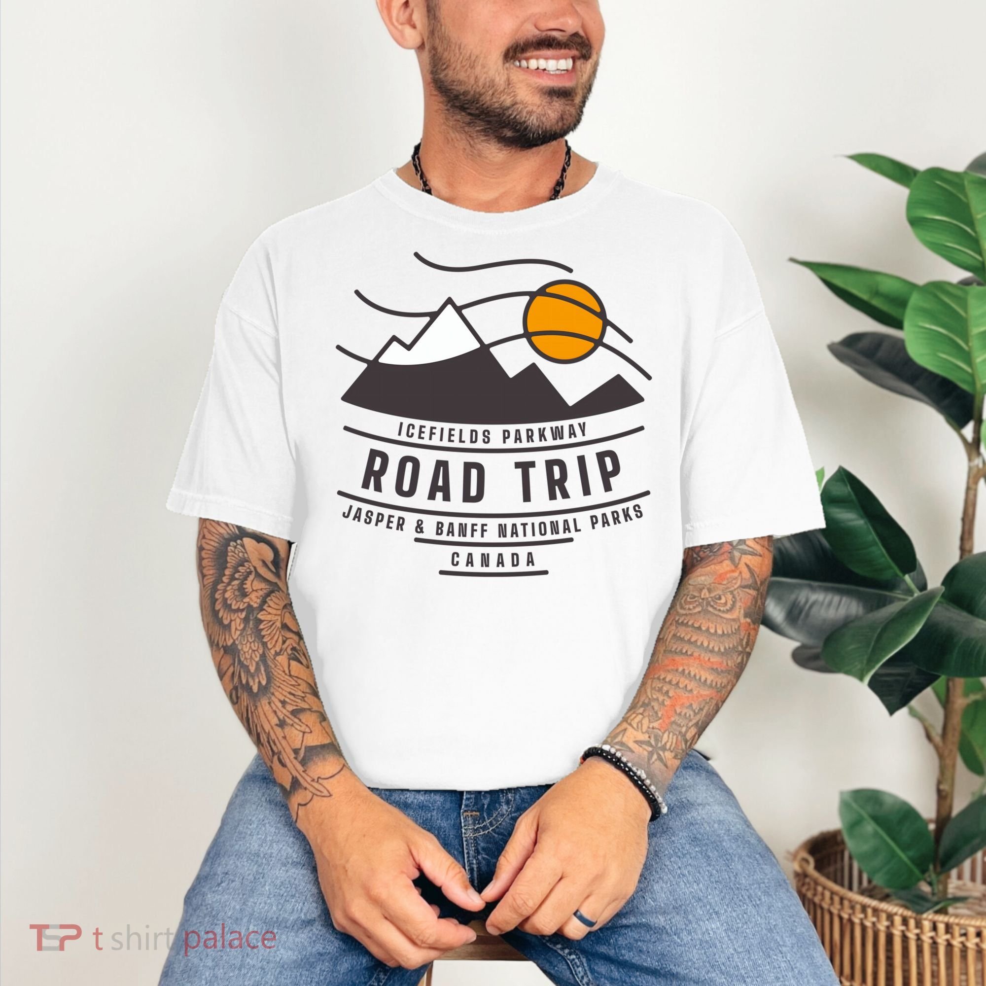 Canada Road Trip Japer And Banff National Parks Icefields Pkwy Cute Gift Comfort Colors T-Shirt
