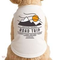 Canada Road Trip Japer And Banff National Parks Icefields Pkwy Cute Gift Doggie Tank thumb 0