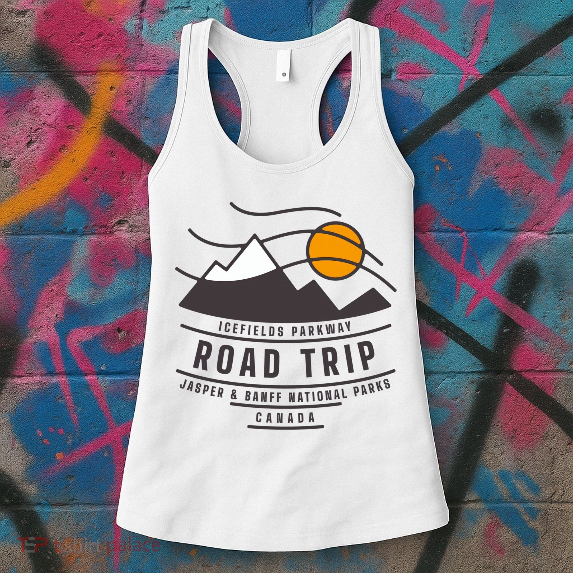Canada Road Trip Japer And Banff National Parks Icefields Pkwy Cute Gift Women's Tank Top