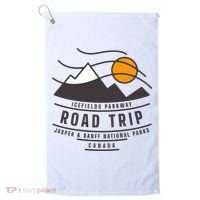 Canada Road Trip Japer And Banff National Parks Icefields Pkwy Cute Gift Golf Towel thumb 0