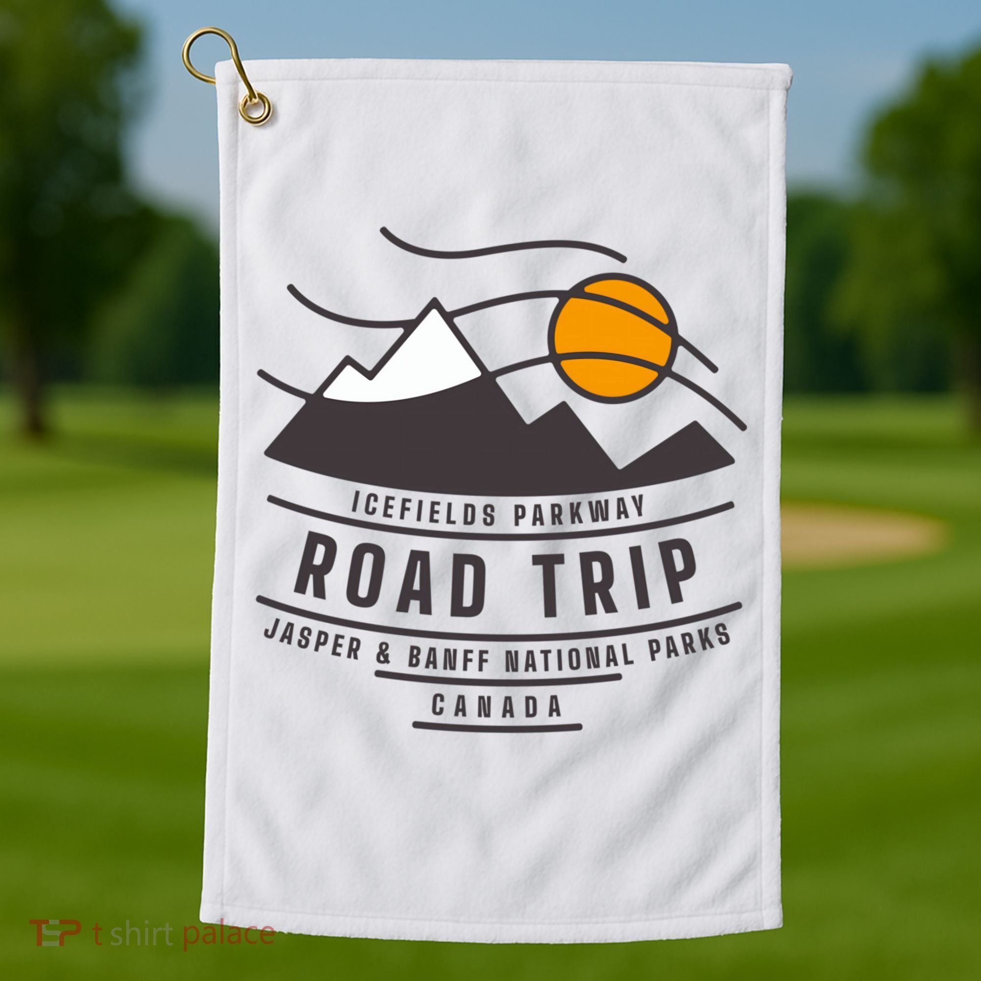 Canada Road Trip Japer And Banff National Parks Icefields Pkwy Cute Gift Golf Towel