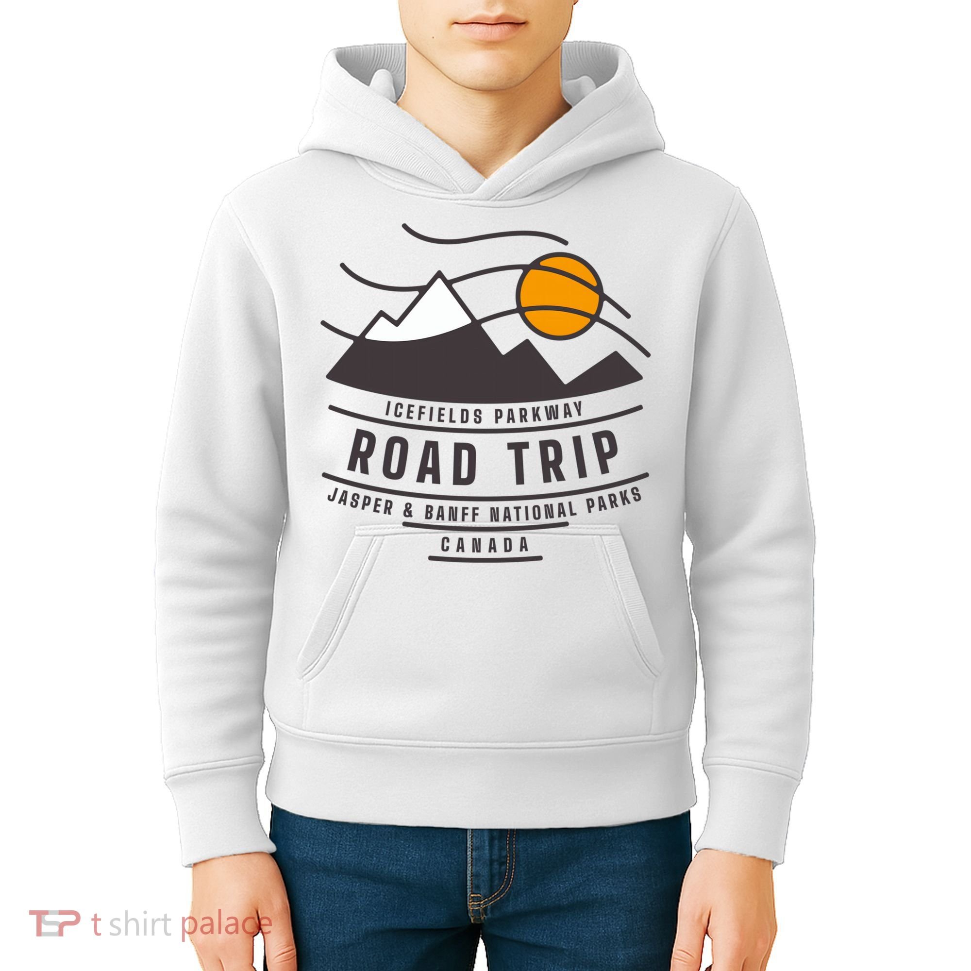 Canada Road Trip Japer And Banff National Parks Icefields Pkwy Cute Gift Kids Hoodie