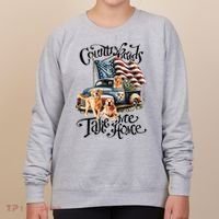 Country Roads Take Golden Retriever Home Women's Sweatshirt thumb 0