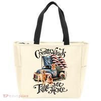 Country Roads Take Golden Retriever Home Tote Bag thumb 0