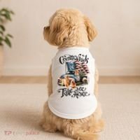 Country Roads Take Golden Retriever Home Doggie Tank thumb 2