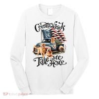 Country Roads Take Golden Retriever Home Long Sleeve Shirt thumb 0